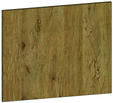 Фасад ДУБЛИН 596 х 466 мм ВЕРХ МДФ пленка Дуб Американский