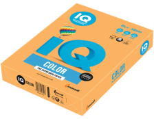 Бумага офисная цветная IQ Color neon А4 80 г/м 50 л оранжевый неон