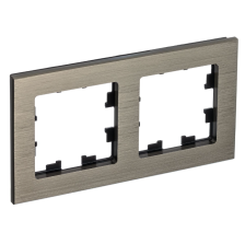 Рамка 2-м Atlas Design Nature ATN312202 МЕТАЛЛ ЛАТУНЬ