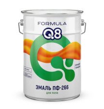 Эмаль ПФ-266 красно-коричневая (5,5кг) Formula Q8