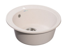 Мойка GranFest QUARZ чаша D=479мм (белый) арт GF-Z-08