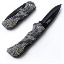 Нож COLUMBIA QC складной 200мм, нержавеющая сталь цвет КМФ лес (КА502) (240) 304075