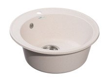 Мойка GranFest QUARZ чаша D=479мм (белый) арт GF-Z-08