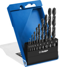 Набор сверл по металлу 10шт 1-10мм ЗУБР 4-29621-Н10