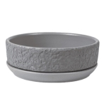 Горшок керамический с поддоном Бонсай Лофт №4 d18см h6,5см 1л серый