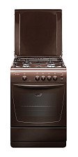 Плита газовая Гефест 1200 С6 К19 (60х60х85см)(цвет:коричневый, варочная поверхность-эмаль)