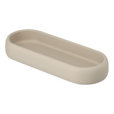 Подставка для ванных принадлежностей Slim светло-серая малая