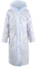 Плащ-дождевик EVA01GO горох, на кнопках, Komfi