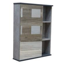 Зеркало со шкафчиком Байкал-60 графит МВК