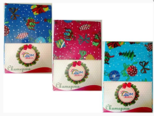 Скатерть вафельная ДомВелл Новогодний сюрприз 0629 Цвет: Мультиколор, Размер: 120х150