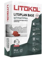 Штукатурка цементная Литоплан Бейс (25кг) Литокол