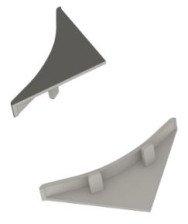 Заглушка пласт 23 мм оттава KORNER