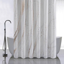 Штора для ванной комнаты 180х180см САНАКС ЗОЛОТЫЕ РАЗВОДЫ без колец 01-95