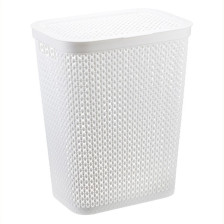 Корзина для белья 35л Пирула белый М2614 