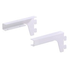Кронштейн для ЛДСП панели (пара) белый