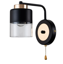 Бра E27х40W Black/Gold