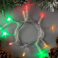 Гирлянда "Нить" 1,2м Н С LED-12-220V фиксинг МУЛЬТИ 1080340