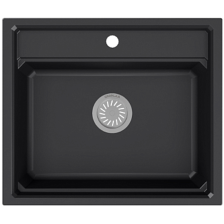 Мойка 600х510 искусственый камень черный KS-6003