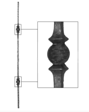 Балясина кованая SK50.10.2 1000мм КВ12