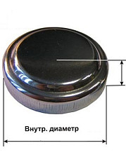 Заглушка нержавеющая для поручня несварная d63,5 S