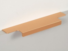 Ручка торцевая RT109SG 150мм золото