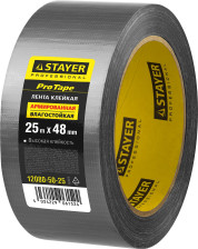 Лента армированная на тканной основе серебристая 48(50)ммх25м 12080-50-25