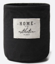 Корзина Home черный 14х13 см Этель