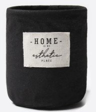 Корзина Home черный 14х13 см Этель