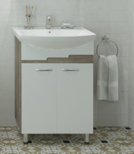 Тумба с раковиной Каскад -55