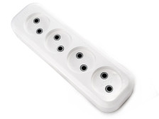 Колодка 4-м без заземления UNIVersal ABS