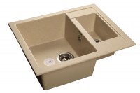 Мойка 610х495(1,5) искусственный камень (328) бежевый GF-Q610K(F-21)