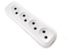 Колодка 4-м без заземления UNIVersal ABS