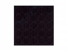 Заглушка самоклеящаяся d=14 дуб термо черно-коричневый 407 (25шт)