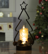 Фигура новогодняя Светильник еловый LED 32х15х11см 9143340