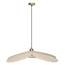 Светильник подвесной Kamille бежевый d79 см