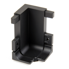 Заглушка угловая ZnAl GOLA BALANCE RZ051.03BL черный матовый