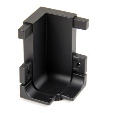 Заглушка угловая ZnAl GOLA BALANCE RZ051.03BL черный матовый