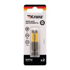 Бита PZ 1х50мм 2шт Kranz KR-92-0418-1