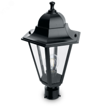 Светильник садово-парковый 100W 6 граней ч/p 6203 на столб