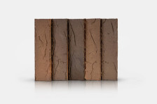 Кирпич лицевой одинарный FLASH Мотив (коралл) Красная гвардия