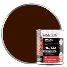 Эмаль НЦ-132 коричневая (0,7кг) Лакра