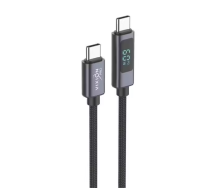 Кабель Type-C VIXION PRO (VX-24c) Power Delivery Type-C 60W, 1м, серый