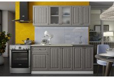 Кухня Хозяюшка 1,8м Трюфель