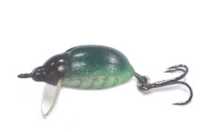 Воблер ЖУК 2гр, крючек №10, цвет зелено-коричневый-серебро, блистер 310052