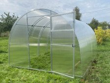 Теплица Оптима 3мх6м (каркас 20х20, две дуги через 65см)  + сотовый поликарбонат