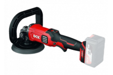 Шлифмашина DCK угловая (полировальная) KDSP02-180 (180 мм,18В, 500-3000 об/мин, без АКБ ЗУ)