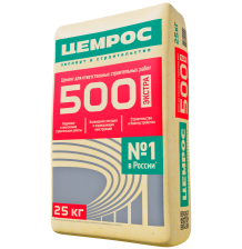 Цемент ЦЕМ I 42,5Н ТУ Тара 25 кг(М500 Д0 Фокино) меш