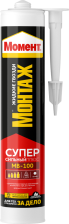 Клей жидкие гвозди Момент-Монтаж Суперсильный плюс МВ-100 380гр белый
