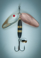 Блесна PROFILUX Бабочка М4 вращающаяся, 21гр, серебро/латунь, тройник OWNER (1184)