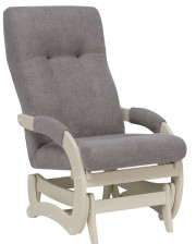 Кресло-маятник Leset Блисс Слоновая кость/Antonio Grey (серый)